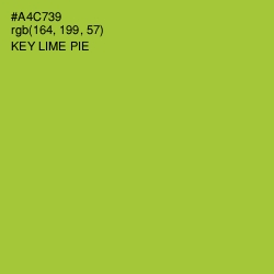#A4C739 - Key Lime Pie Color Image